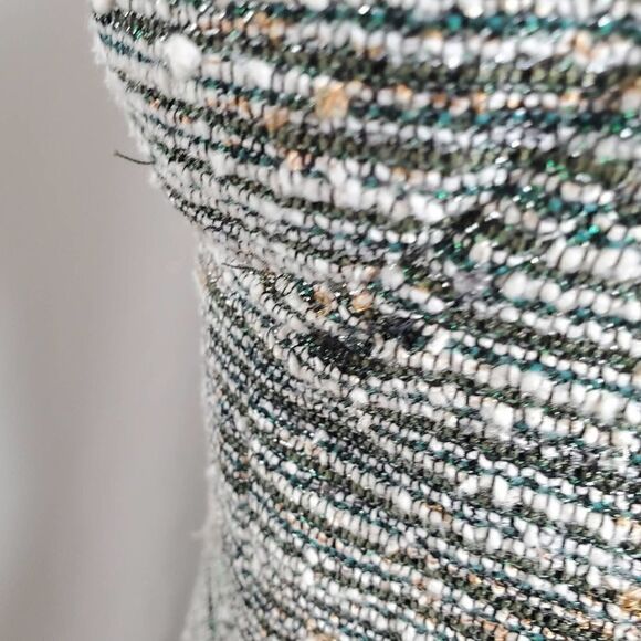 Lovers and Friends Revolve Green and White Bra Top Dress - Picture 8 of 11